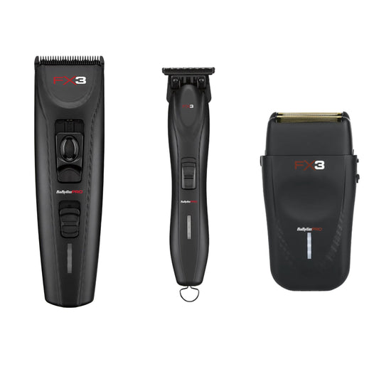 BaByliss FX3 Clipper, Trimmer, and Shaver Combo The Barber Plug