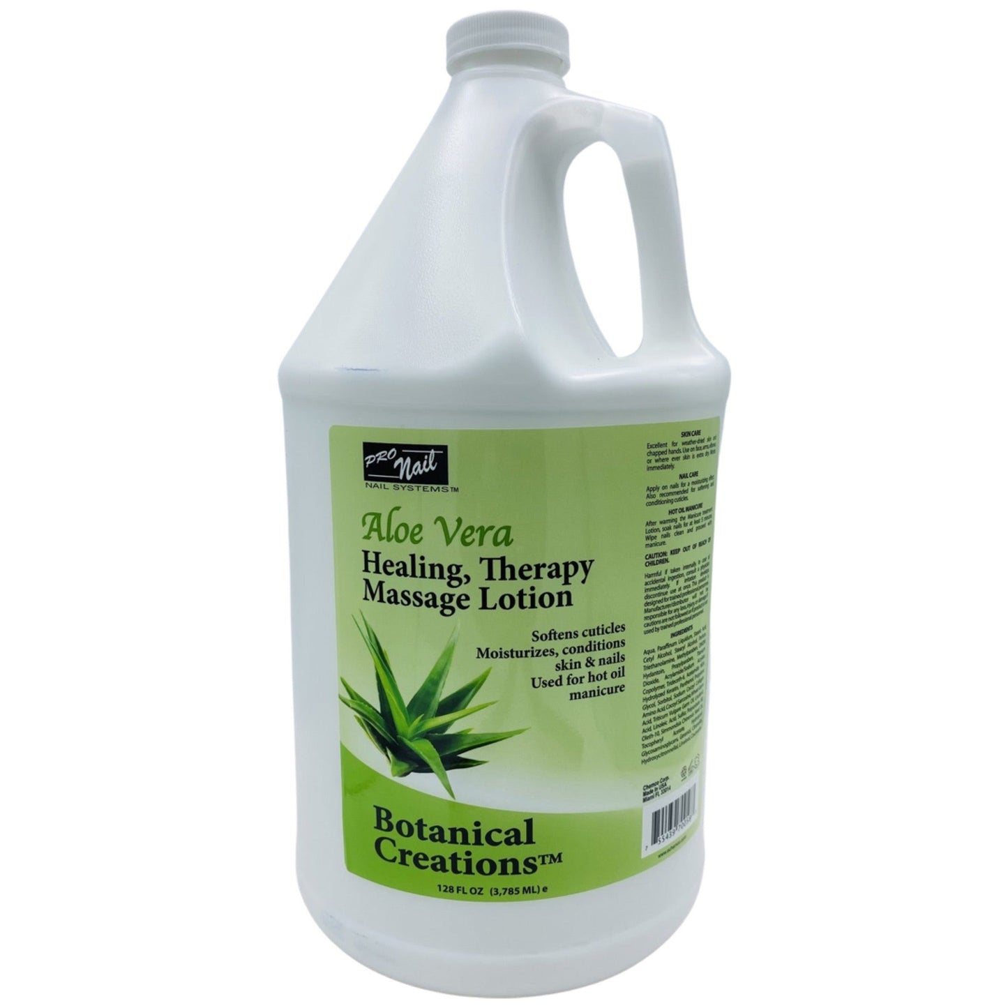 Aloe Vera Healing Therapy Massage Lotion 128oz Lunali Nail Supply