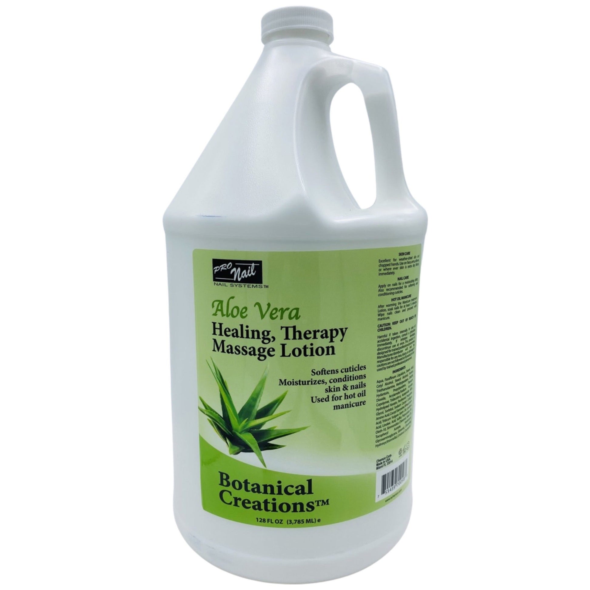Aloe Vera Healing Therapy Massage Lotion 128oz Lunali Nail Supply