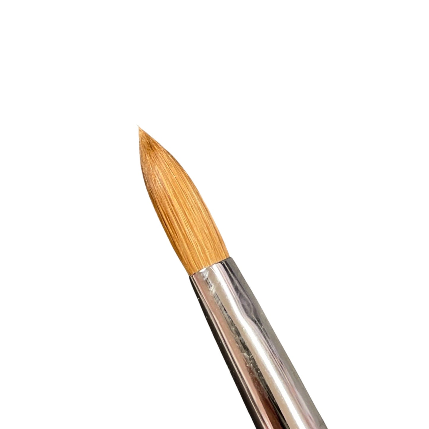 Crimped Marble Brush #22 - 100% Kolinsky Lunali Nail Supply