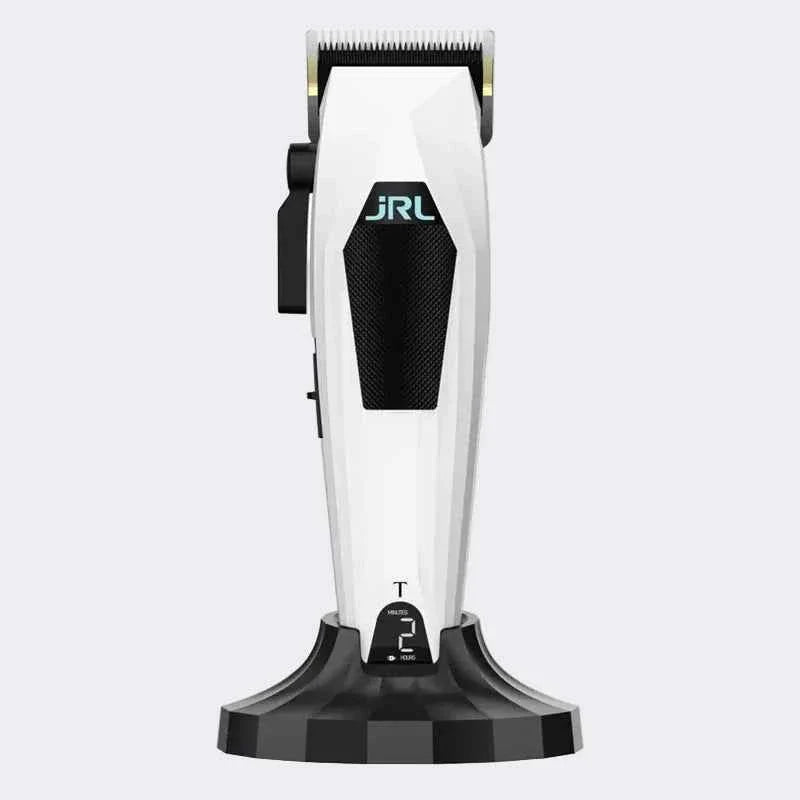 JRL 3000C Compact Cordless Clipper White - Taper Blade Certified Clippers