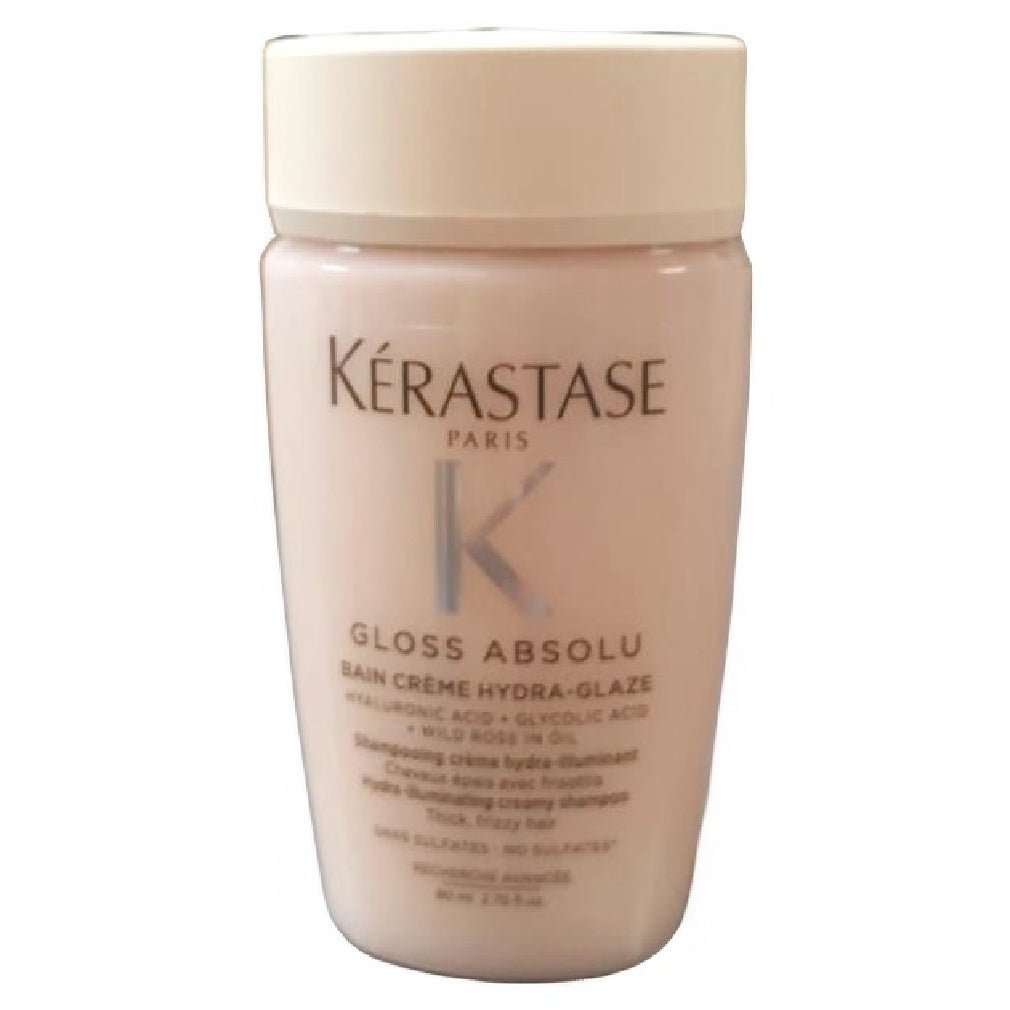 Kérastase Gloss Absolu Bain Crème Hydra-Illuminating Shampoo 2.7 oz Travel Size VIP Extensions