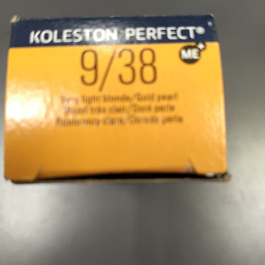 Wella Koleston Perfect 9/38 Very Light Blonde Hair Color VIP Extensions