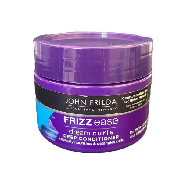 John Frieda Frizz Ease Deep Conditioning Hair Mask - 250ml, Moisturizing Treatment for Frizzy, Curly Hair Beauty Care Bag