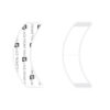 LACE FRONT (THIN)  SUPPORT TAPE CONTOURS AND MINIS VIP Extensions