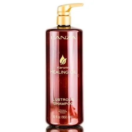 L'ANZA Keratin Healing Oil Lustrous Shampoo, 32 oz VIP Extensions