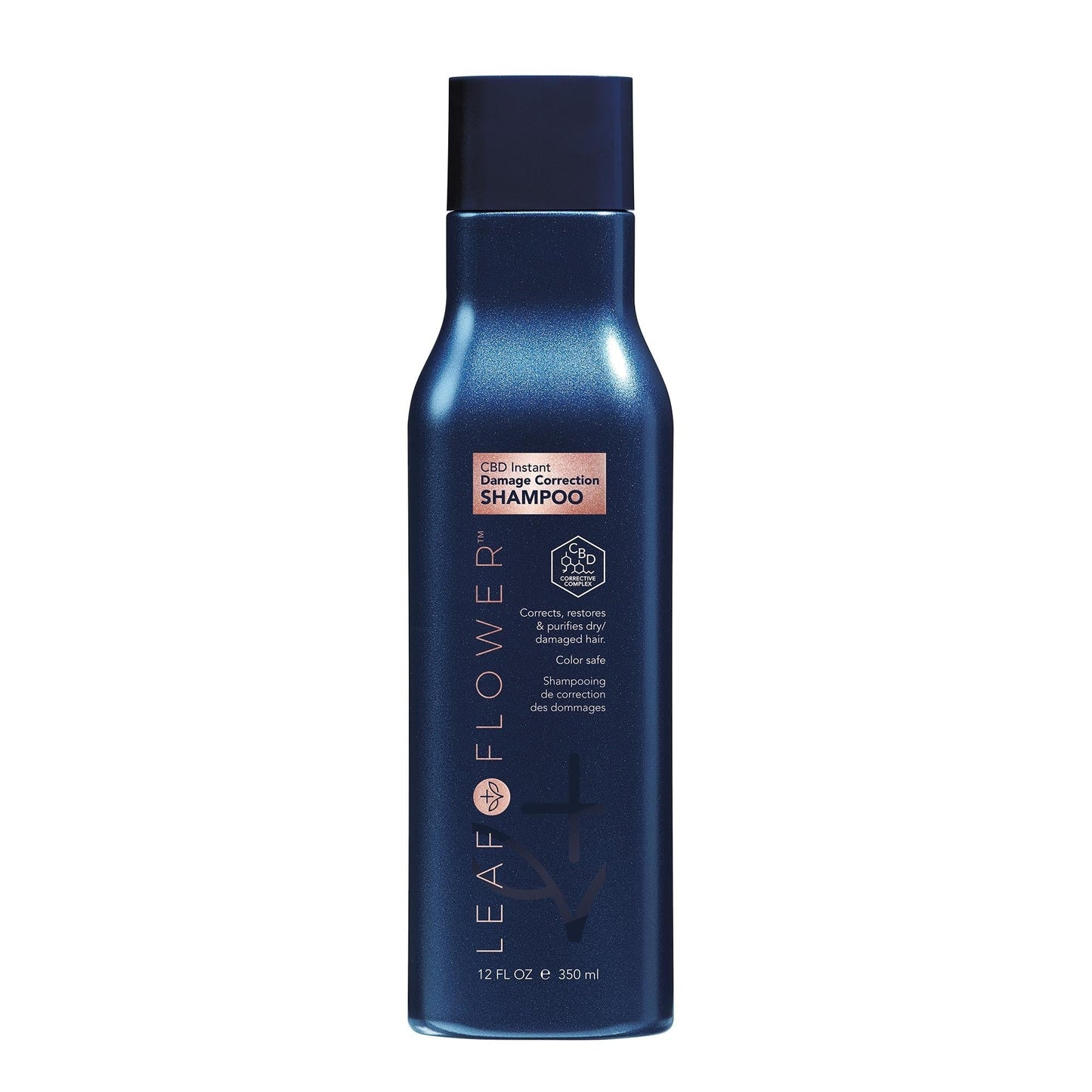 Leaf & Flower CBD Instant Damage Correction Shampoo, 12 oz VIP Extensions