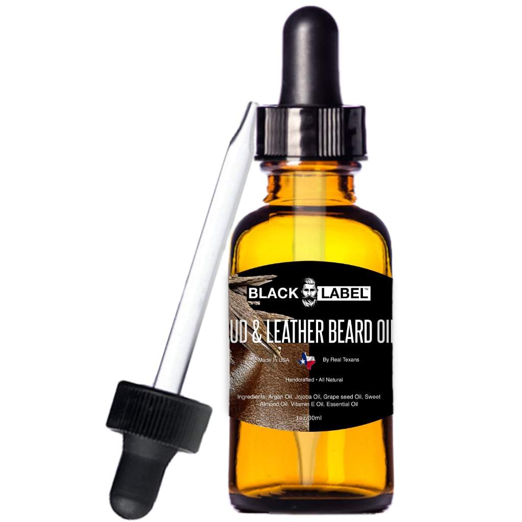 Leather & Agarwood Beard Oil Blacklabel Beard Company