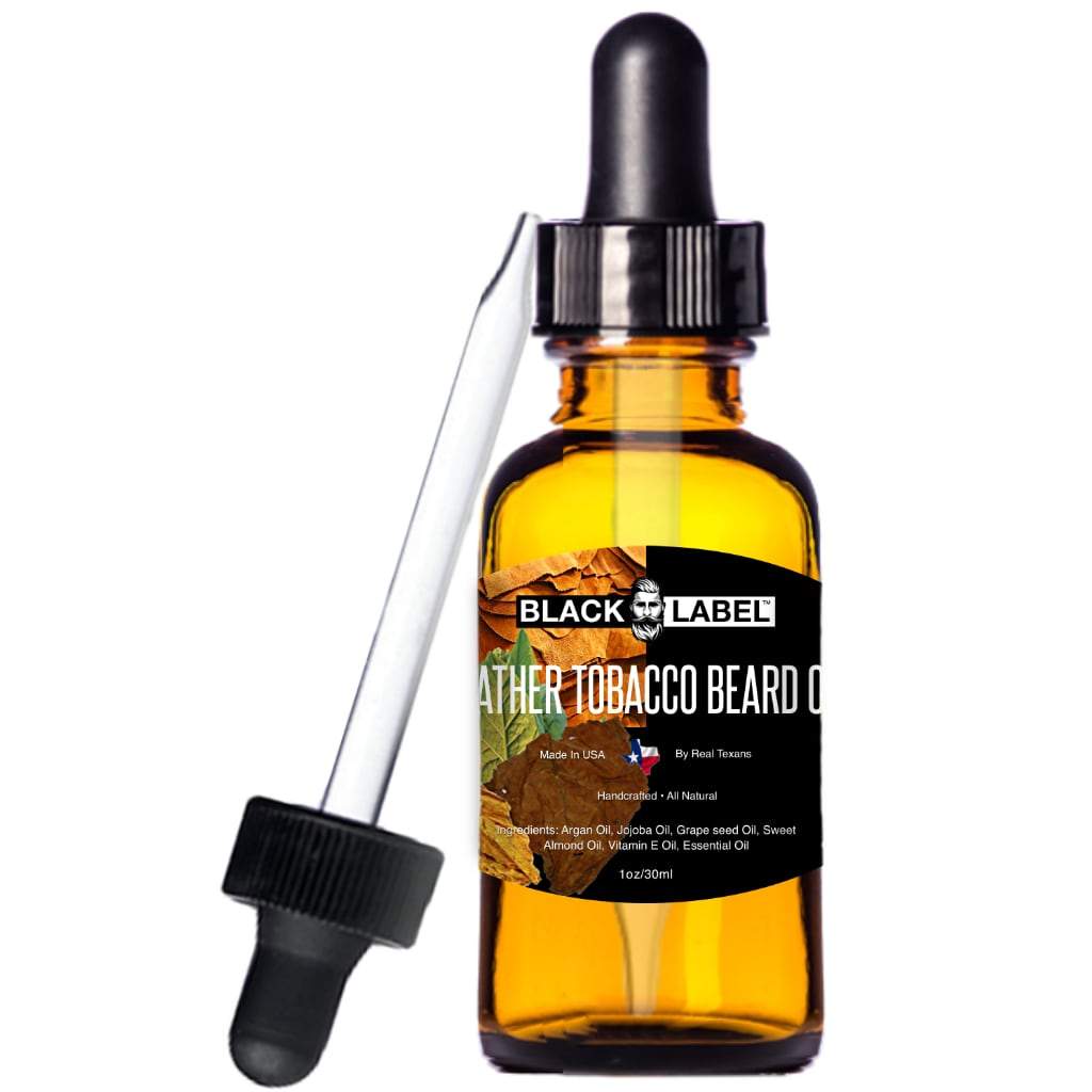 Leather & Tobacco Leaf Beard Oil Blacklabel Beard Company