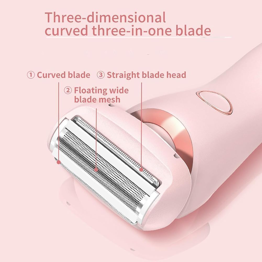 Livira Body Shaver Women, Vantique Shaver, Favorabler-D shaverfor Women, Comfort 2 in 1 Electric Lady Shavers, Electric Ladyshaver Waterproof womenWet-Dry Razor Rechargeable Hair (Pink) 7DAY'S