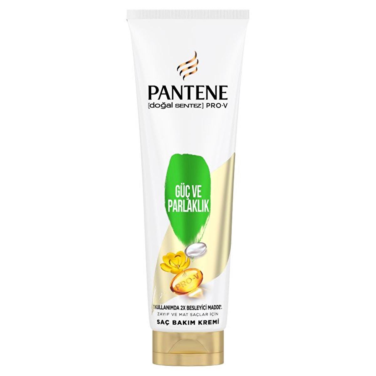 Pantene Nature Fusion Hair Care Cream for Weak & Lifeless Hair - Nourishing, Strengthening & Shine - 9.30 fl oz Beauty Care Bag