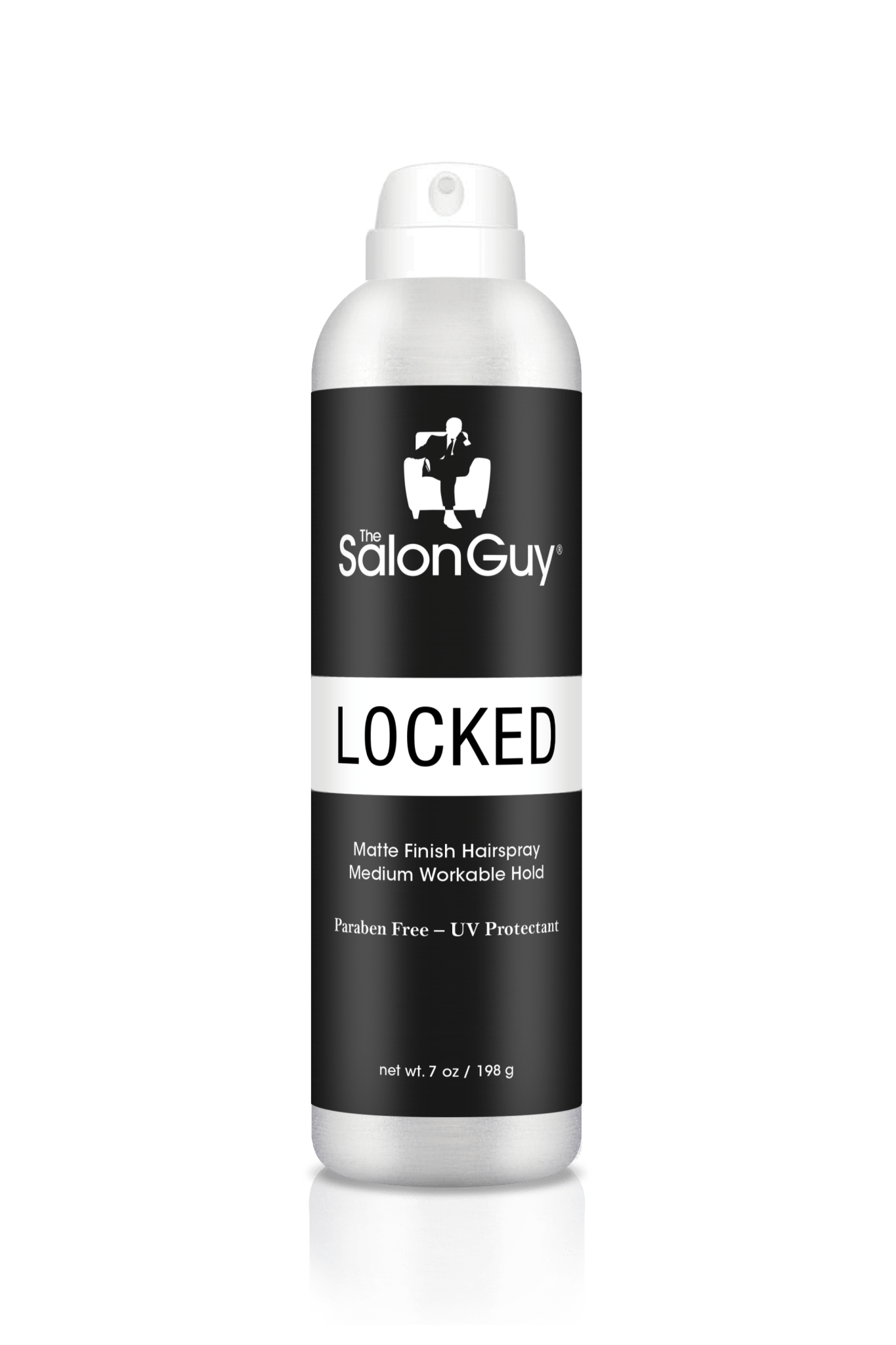 LOCKED Matte Finish Medium Hold Hairspray Original Version