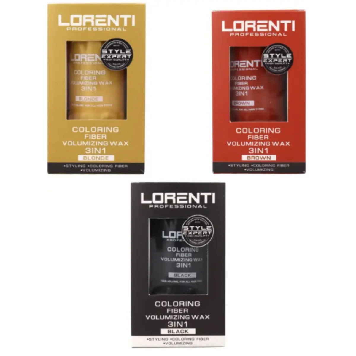 Lorenti Coloring Fiber Volumizing Wax 3 in 1 30g Lorenti