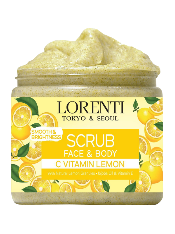 Lorenti Face & Body Scrub Series 16.9oz | 500ml Vip Barber Supply