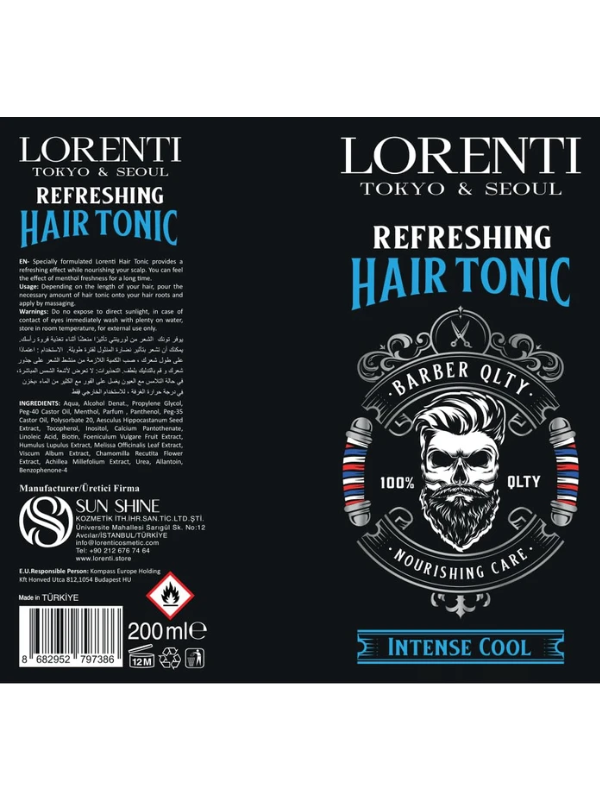 Lorenti Hair Tonic 200ml - Revitalize and Strengthen Your Hair Vip Barber Supply