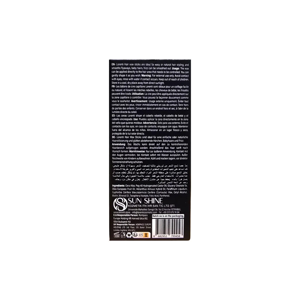 Lorenti Hair Wax Stick 75g Lorenti