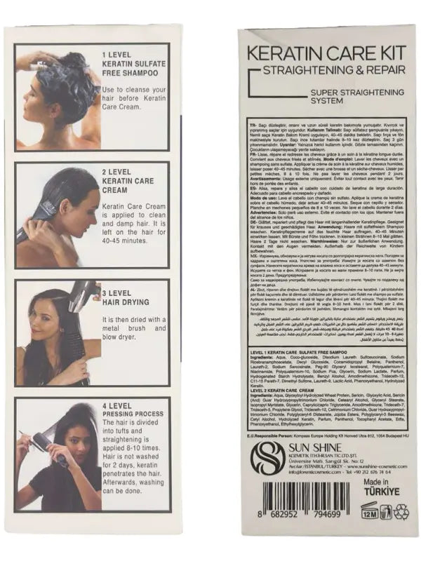 Lorenti Keratin Care Kit Straightening & Repair Super Straightening System Vip Barber Supply