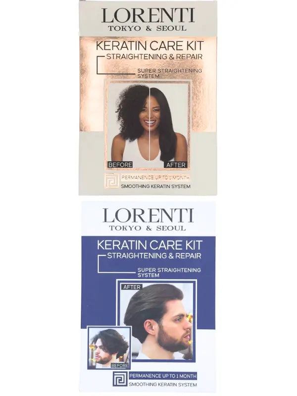 Lorenti Keratin Care Kit Straightening & Repair Super Straightening System Vip Barber Supply