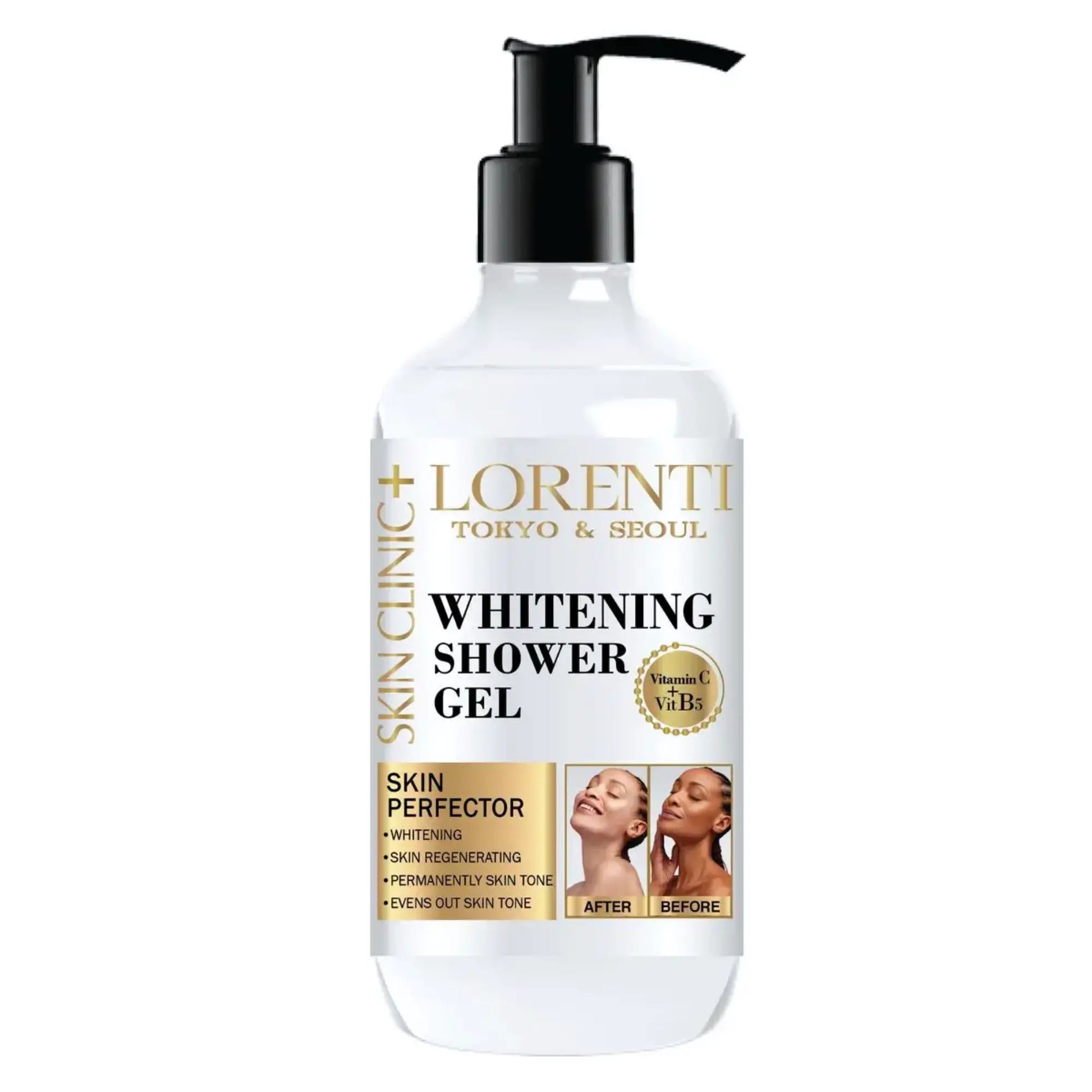 Lorenti Whitening Shower Gel 1000ml Vip Barber Supply