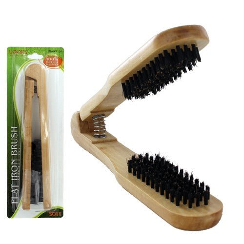 LQQKS Flat Iron Brush VIP Extensions