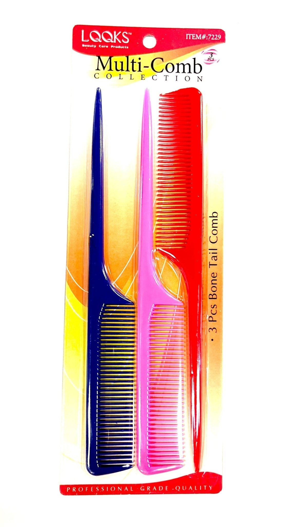 LQQKS Multi-Comb 3 pcs Bone Tail VIP Extensions