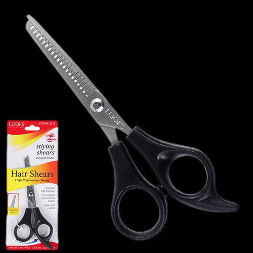 LQQKS Thinning Shears Scissors Black Handle 5 1/2" Hair Cutting VIP Extensions