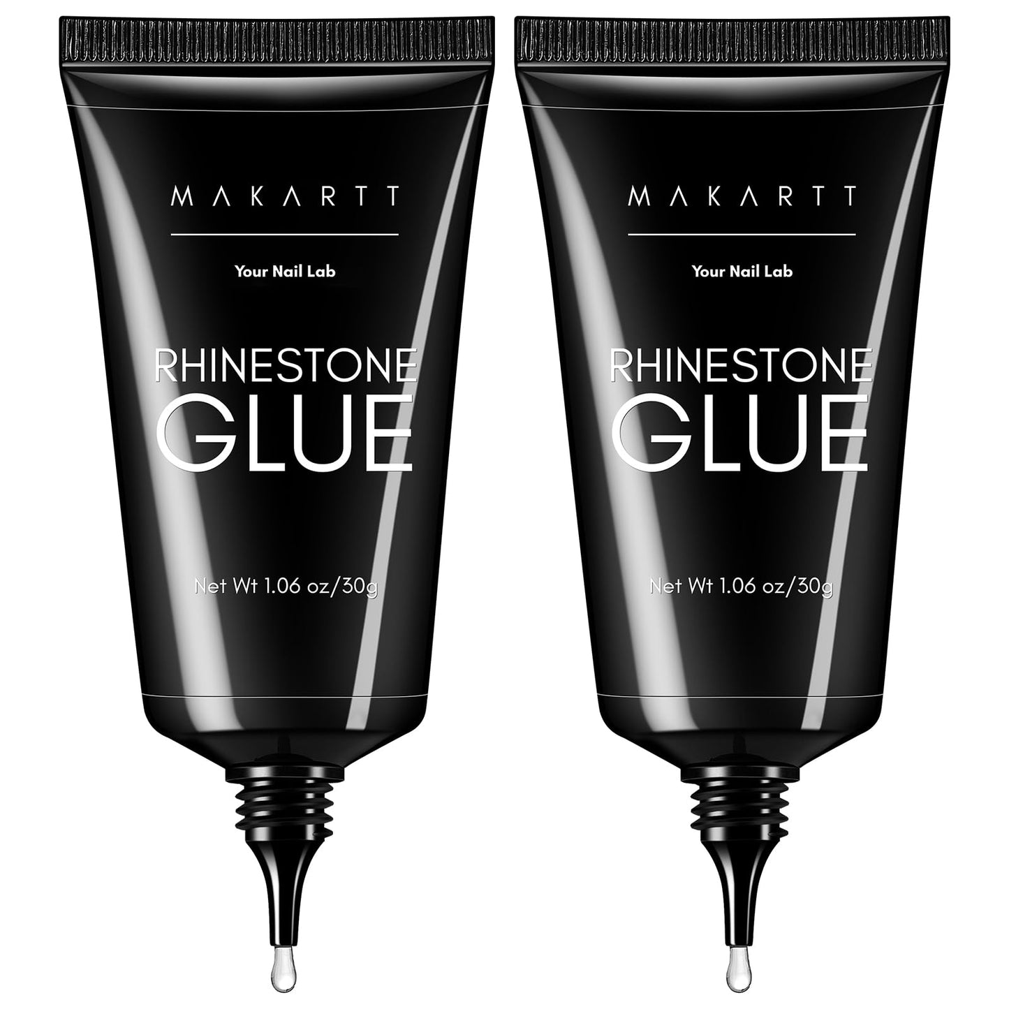 Makartt Nail Rhinestone Glue for Nails: Super Strong Gel Nail Glue for Decorations Nail Charm 3D Nails Bling Gel for Nail Gem Nail Art Jewel Diamonds 30ML Cured Need Beauty