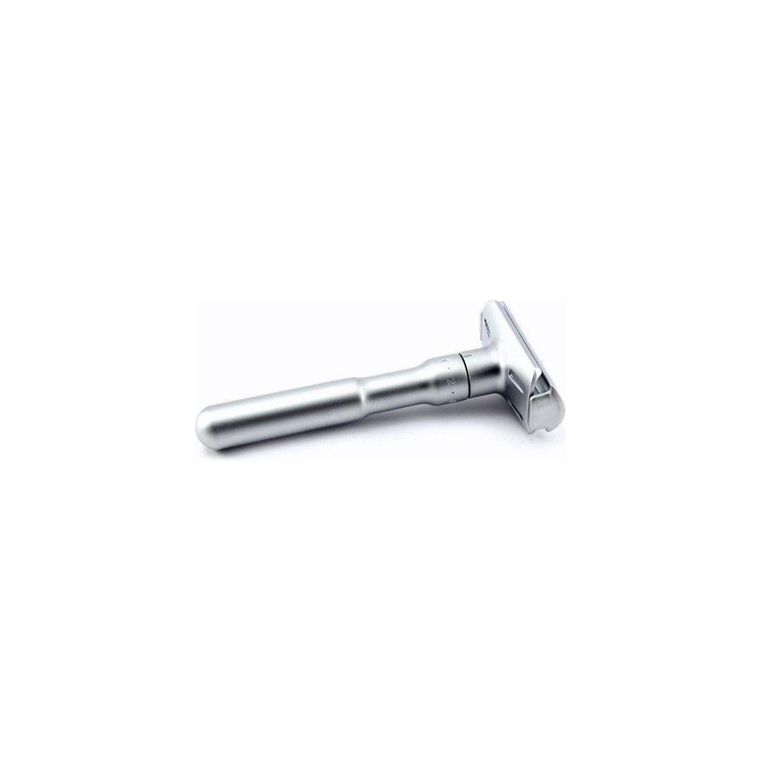 Merkur Futur Adjustable Safety Razor Gift Tin & Blades - Satin Pasteur Pharmacy