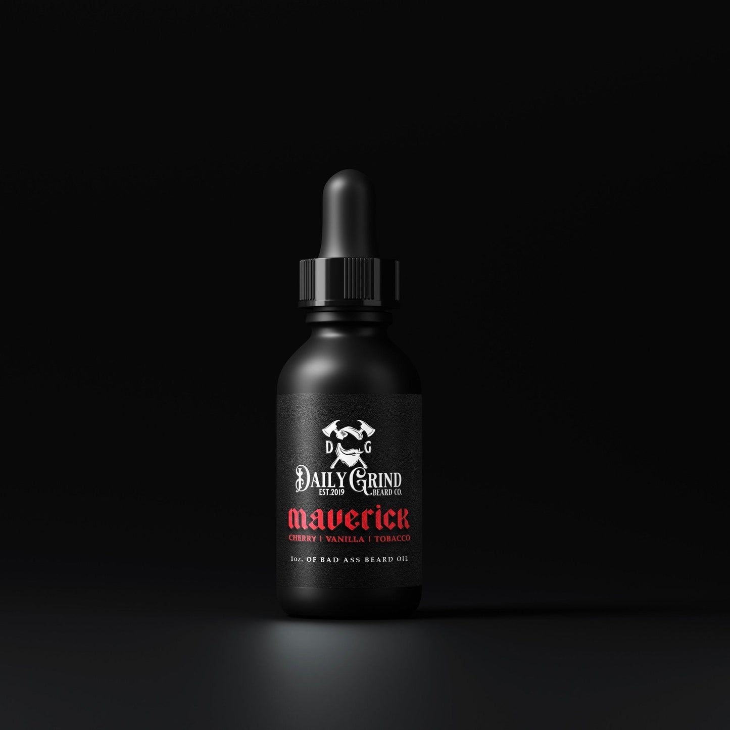 Maverick Beard Oil for Men | Cherry, Vanilla & Tobacco Daily Grind