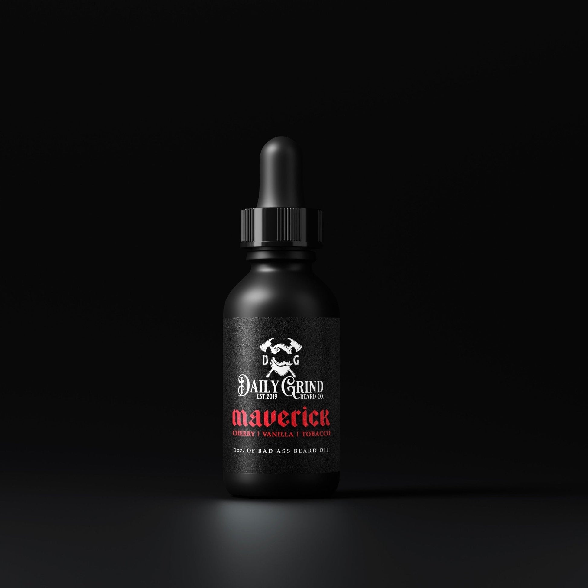 Maverick Beard Oil for Men | Cherry, Vanilla & Tobacco Daily Grind