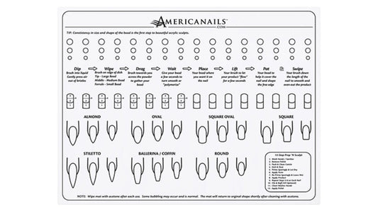 AmericaNails - Silicone Training Mat