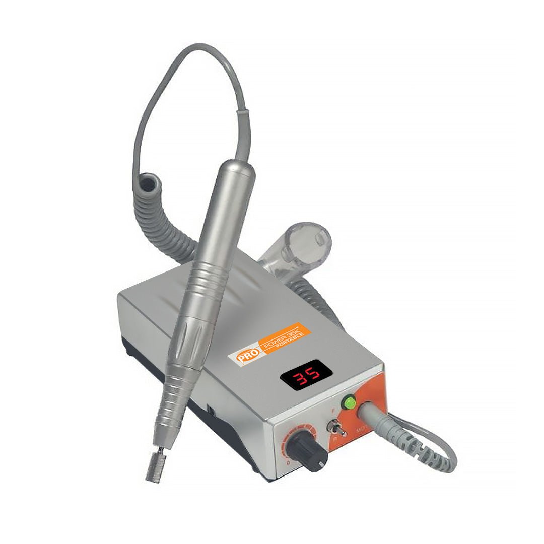 Medicool - Pro Power 35k Portable Nail Drill (35,000 RPM)(Full Unit) Queen Nails & Beauty Supplies