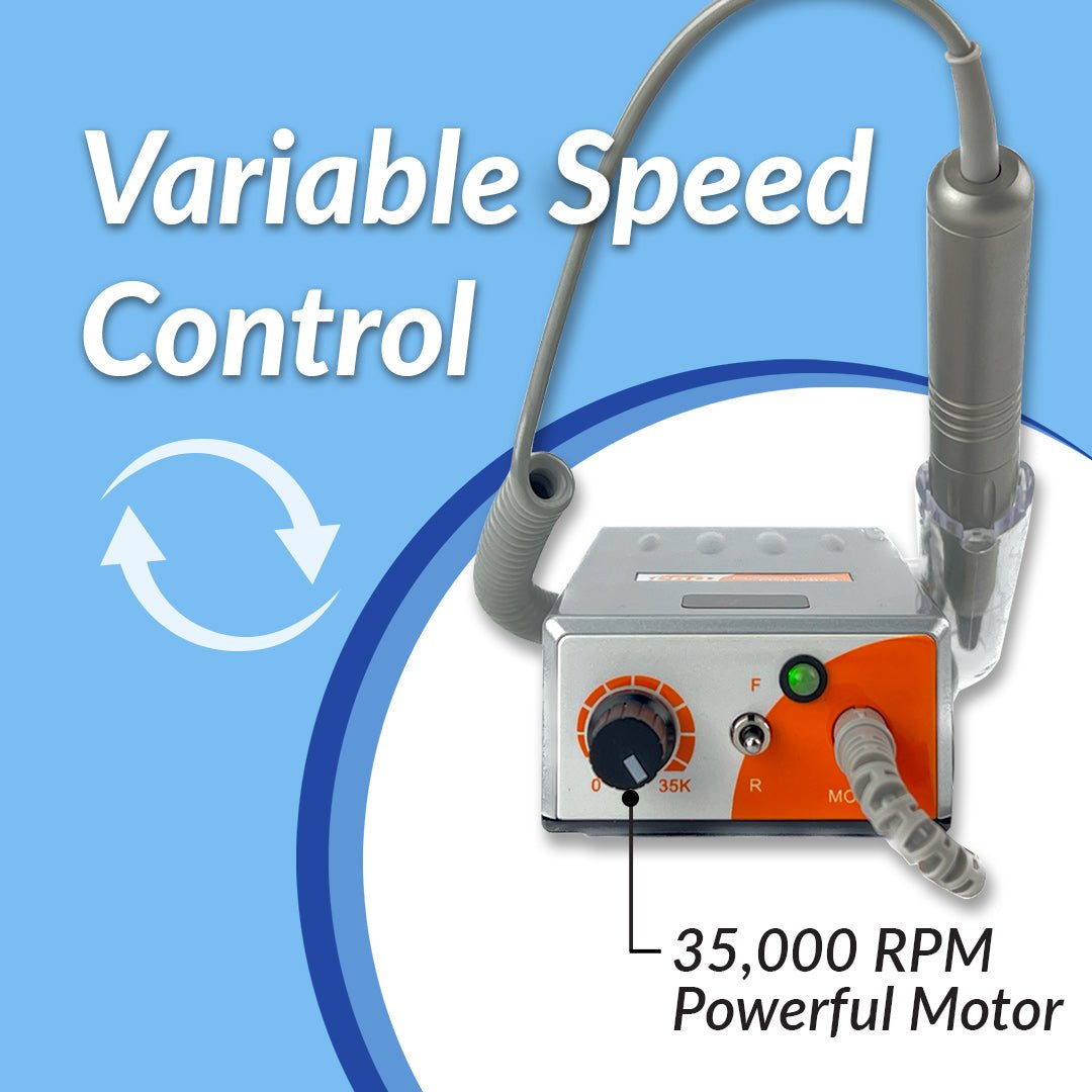 Medicool - Pro Power 35k Portable Nail Drill (35,000 RPM)(Full Unit) Queen Nails & Beauty Supplies