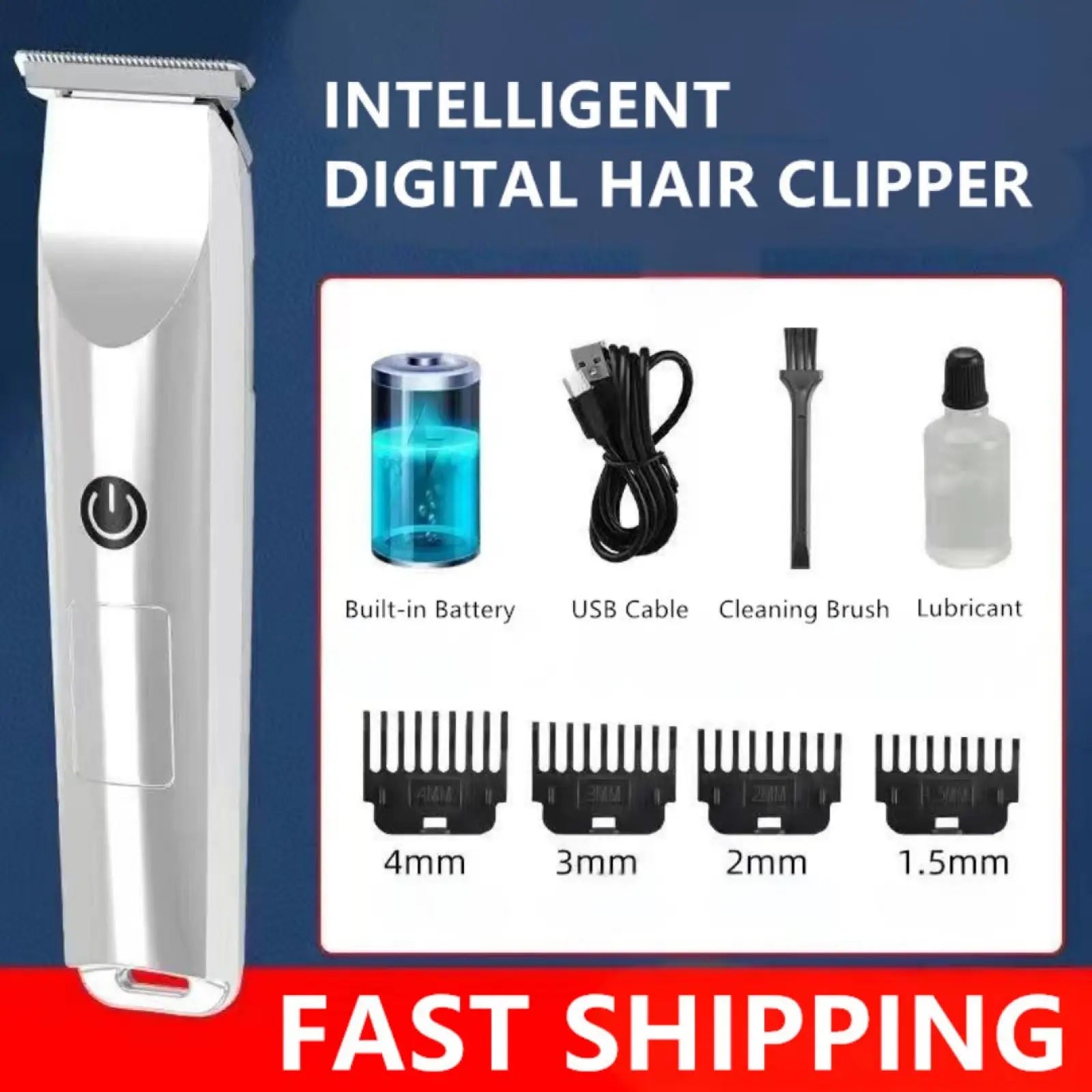 Men Cordless Hair Clippers Professional Beard Trimmer ARBA Global