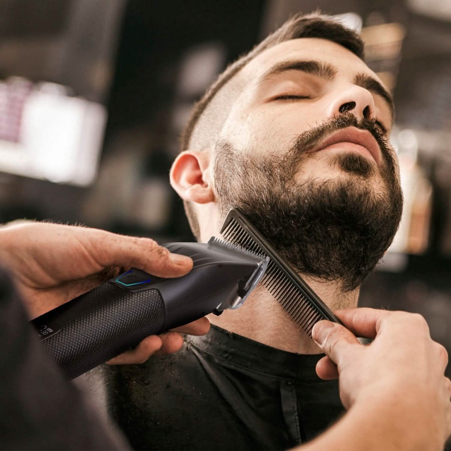 Men Electric Barber Clipper Hair Cutting Combo Set T Outliner Shaver Trimmers DailySale