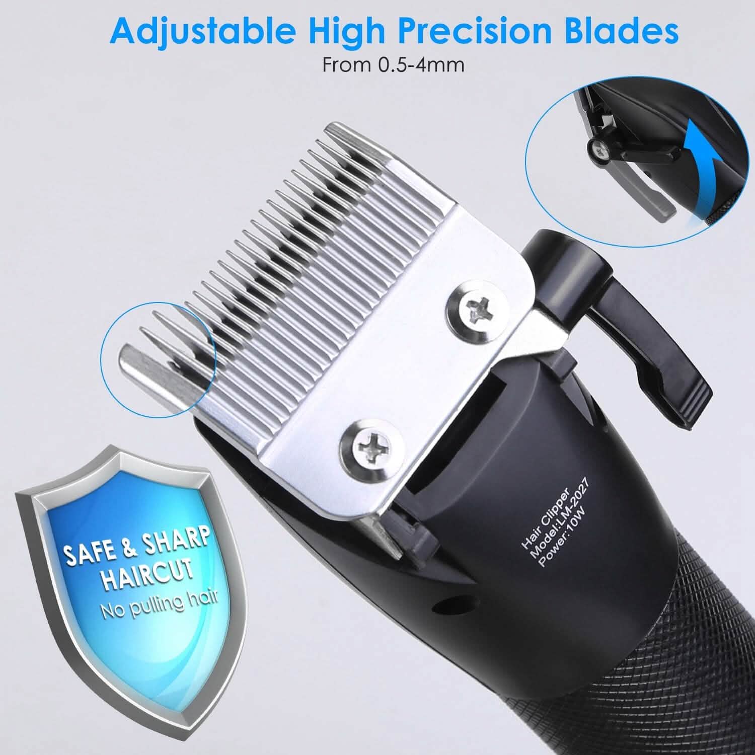 Men Electric Barber Clipper Hair Cutting Combo Set T Outliner Shaver Trimmers DailySale