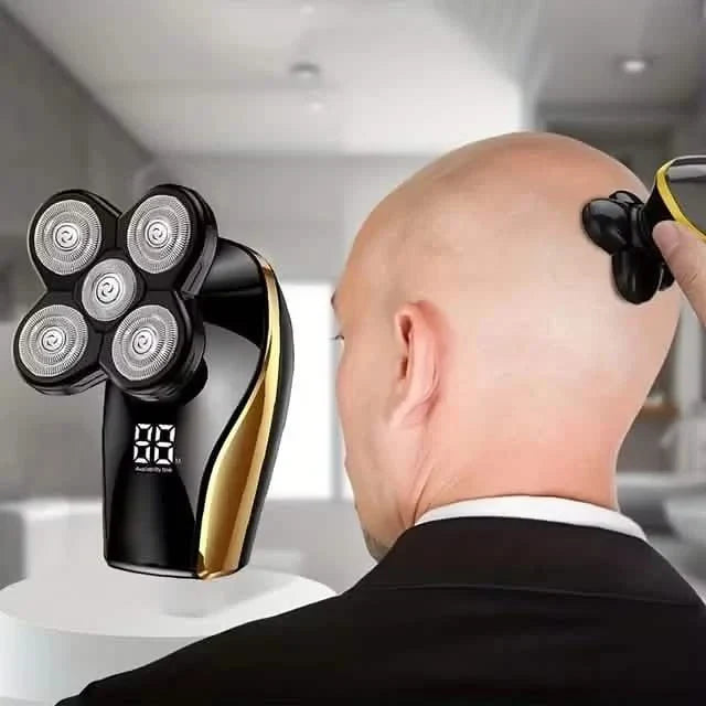 Men's Cordless Rechargeable Wet/Dry Shaver with LED Display EasyOptionXY