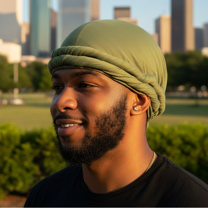 Mr. Durag Silky Spandex Crown Turban, 1 Count, Assorted Colors Annie International, Inc.
