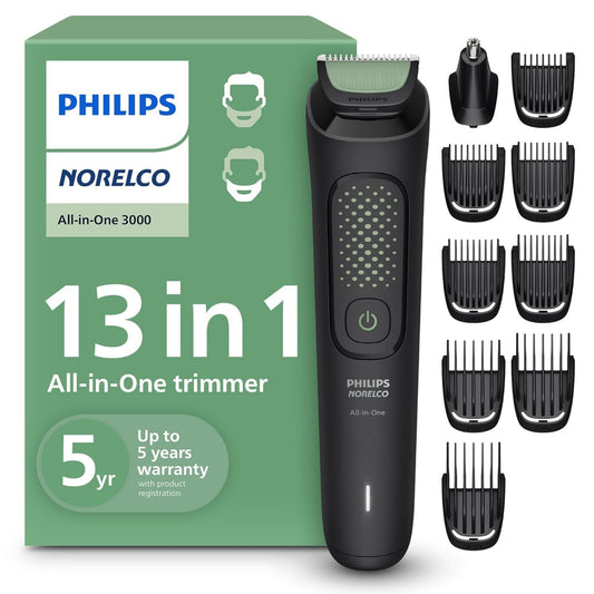 Philips Norelco All-in-One 3000 Series 13-in-1 Trimmer MG3919/50 Grooming Kit - MG3919-50 Balec Group