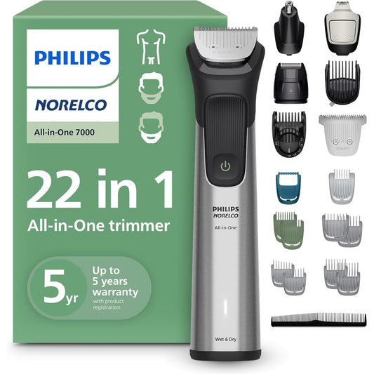 Philips Norelco All-in-One Trimmer 7000 Series 22-in-1 Grooming Kit - MG7975-49-UT Balec Group