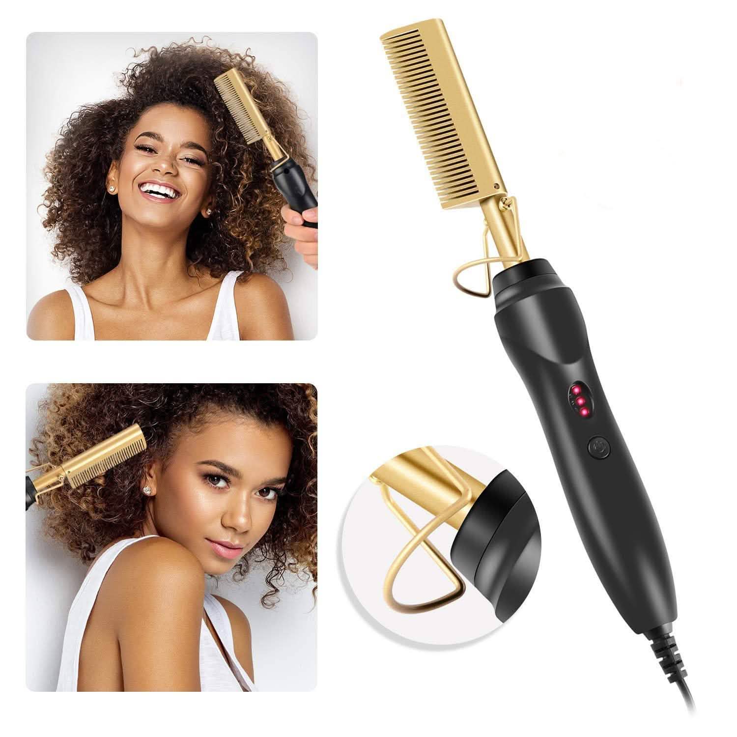 Multifunctional Hair Straightening Comb DailySale
