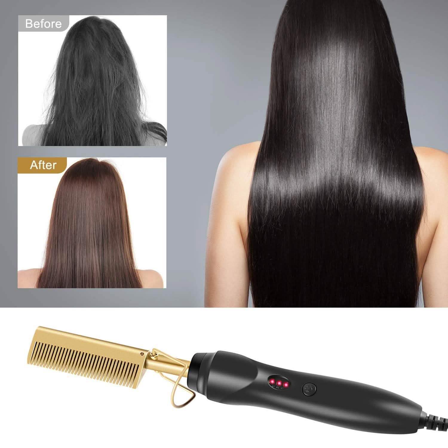 Multifunctional Hair Straightening Comb DailySale