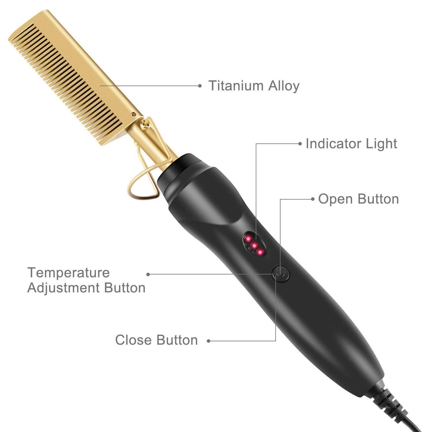 Multifunctional Hair Straightening Comb DailySale