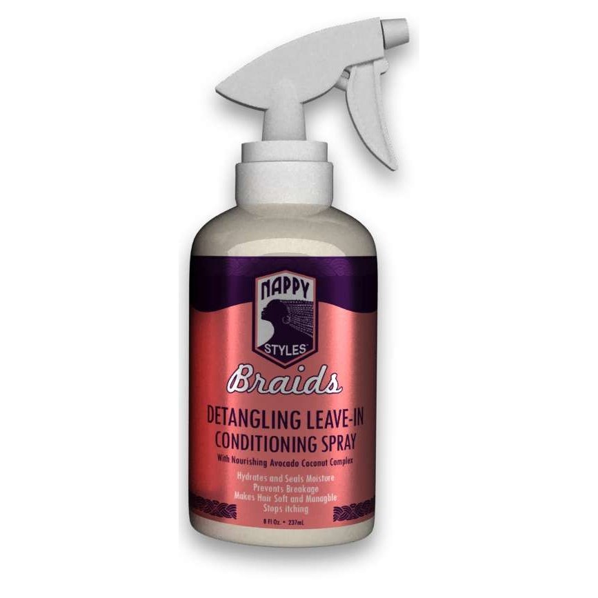 Nappy Styles Braids Detangling Leave-In Conditioning Spray My Beauty Site Pro