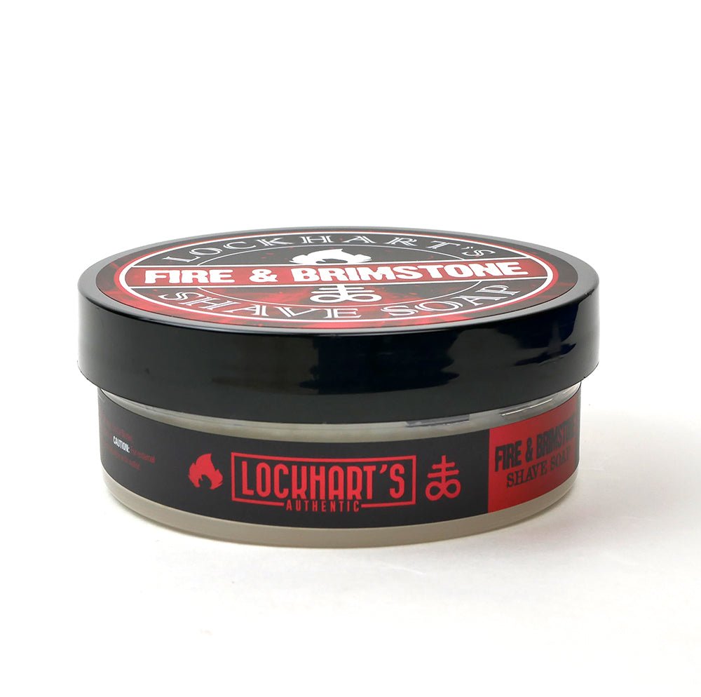 Fire and Brimstone Shave Soap Lockhart's Authentic