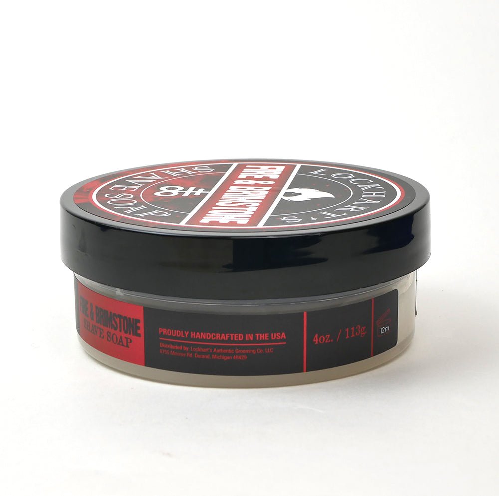 Fire and Brimstone Shave Soap Lockhart's Authentic