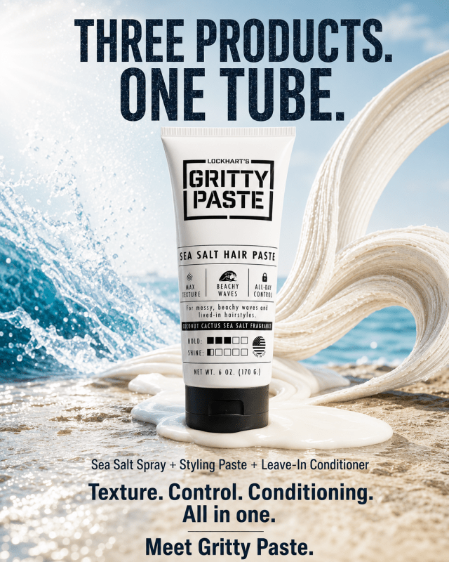 NEW! Gritty Paste - Sea Salt Texture Paste Lockhart's Authentic