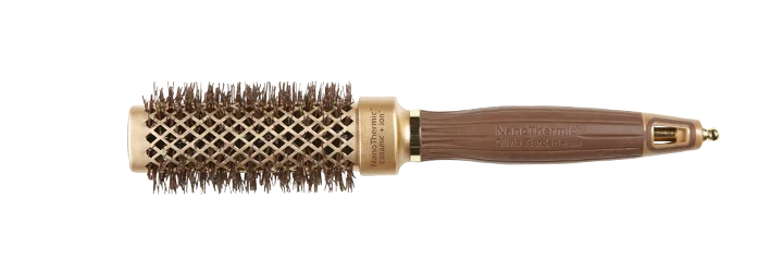 Olivia Garden NanoThermic Ceramic + Ion SQUARE Shaper Hairbrush - NT-S20 (1") The Beauty Box