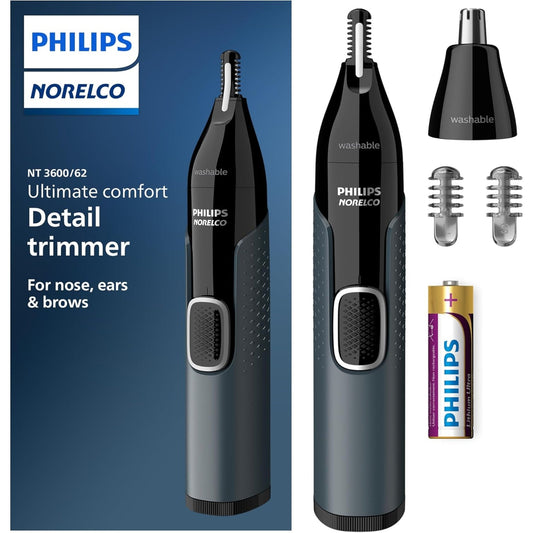 Philips Norelco Nose Trimmer 3000 Nose Ear & Eyebrow Trimmer - NT3600-62-UT Balec Group