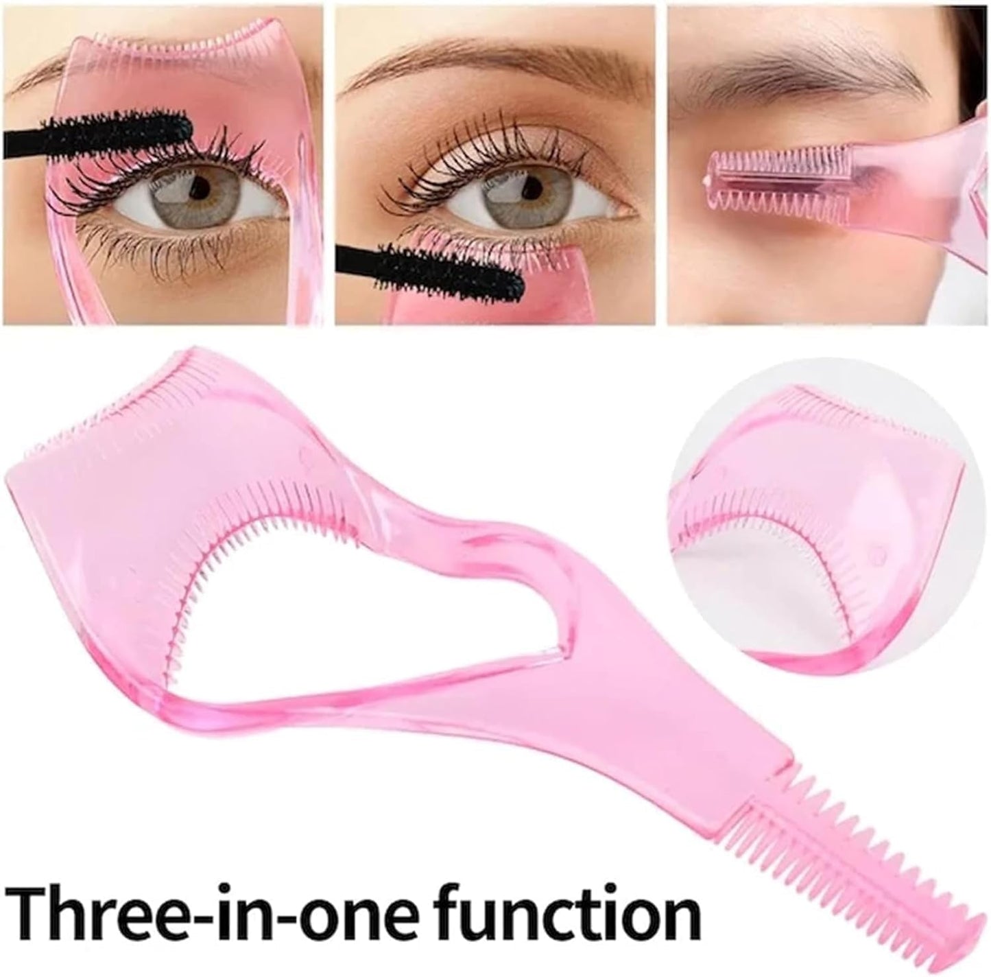 Nyovia - Nyovia Eyelash,Blosaecwrd MascaraShield Applicator Guard,Eye Lash Shield for Applying Mascara,3 in 1 Mascara Shield Applicator Guard Eyelash,3in1 Eyelashes Tools
